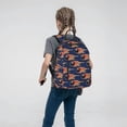 thumbnail image 5 of Honeii Bowling Ball And Flame Print Lightweight Backpacks,Carry on Backpack,Durable Backpack for School, Work & Travel, 5 of 7