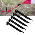 thumbnail image 6 of 5x Tent Stakes Pegs, Portable Ground Nail, Durable Ground Pegs, Tarp Tent Pegs, Camping Tents Nails for Outdoor Backyard Gardening Hiking Beach 18cm, 6 of 9