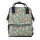 thumbnail image 1 of Fotbe Retro Hippie Groovy Mushroom Mochila Maternidad - Lona de Sarga Impermeable, Mochila de Pañales de Gran Capacidad con Múltiples Bolsillos y Correas Ajustables, 1 of 6