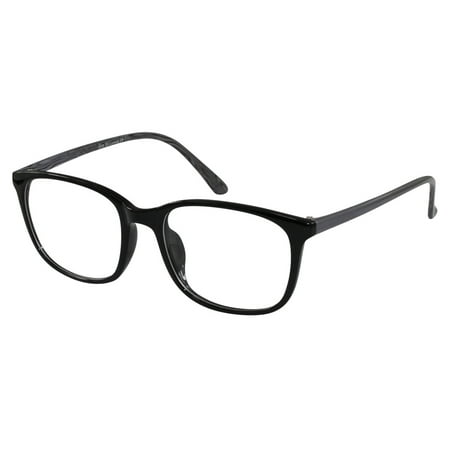 Glasses Men Women RX Round Black Grey Nerdy Retro Eye Flex Frame ds9963