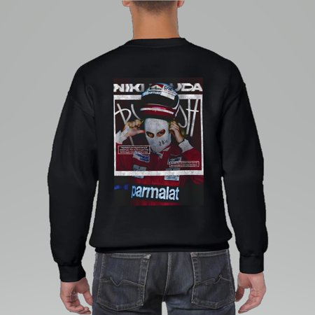 F1 Niki Lauda Graffiti Vintage Style Unisex Sweatshirt Back Side