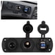 thumbnail image 3 of Enchufe para encendedor de cigarrillos de 12V, cargador de corriente USB Dual + interruptor independiente con LED azul, 3 of 9