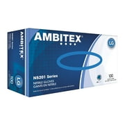 Tradex N5201-LG Ambitex Large Powder-Free Nitrile Gloves - 100 / Box