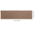 thumbnail image 4 of HINTRMENT 4Pcs Stair Brown Polyester Noise Reduction Steps Cushion for Stairs, 4 of 5