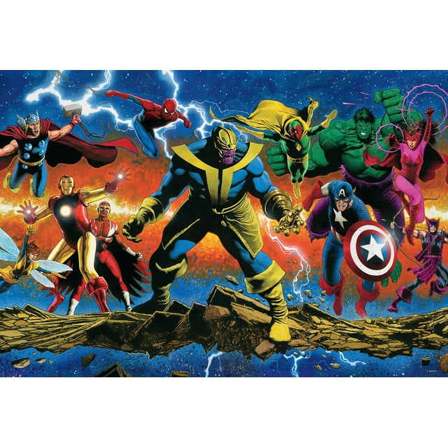 Rompecabezas Buffalo Games Marvel Thanos Legacy 2000 piezas