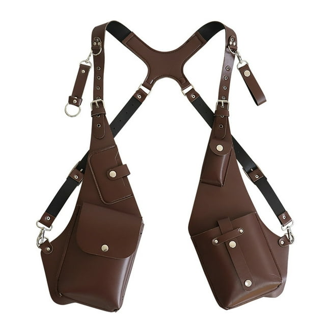 Guardurnaity Mochila antirrobo con múltiples bolsillos, versátil para viajes, senderismo y acampada. Ajustable bajo el brazo. Bolsas de mensajero y de hombro