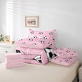 thumbnail image 6 of Erosebridal Soccer Kids 7pcs Bedding Comforter Set,Football Lovers Ball Games Queen Bedding Sets For Boys Teens,Reversible Pink, 6 of 7