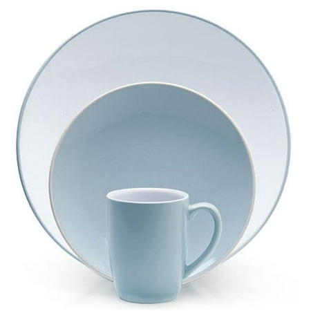 Urban Tranquility Blue 16-Piece Dinnerware Set, 56077.16RM