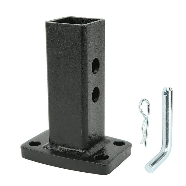 Tubo receptor de remolque a prueba de óxido, superficie de plástico rociado de gran resistencia, conexión estable para Camping RV Jadeshay A