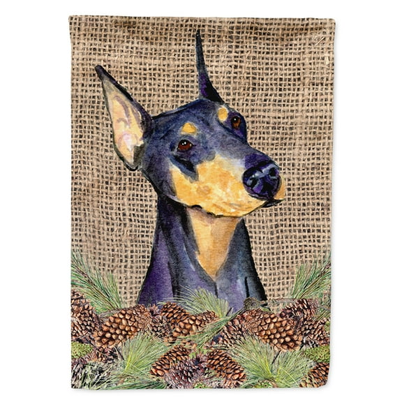 Doberman Garden Flag