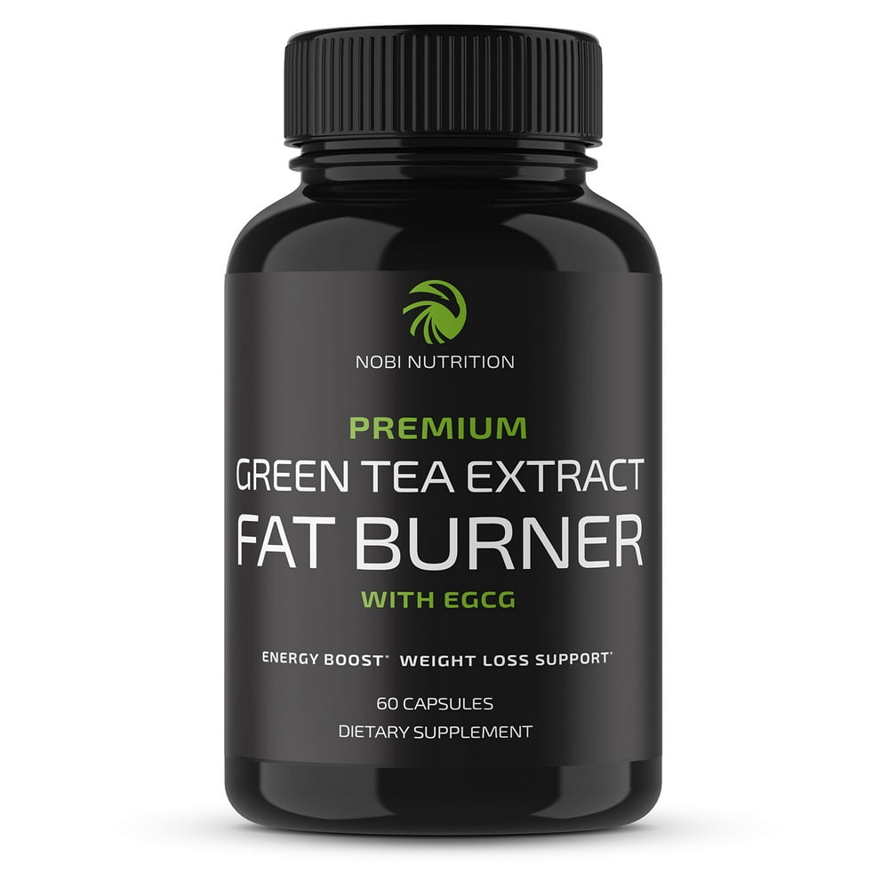 Nobi Nutrition Green Tea Fat Burner Supplement with EGCG 60 Capsules