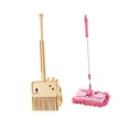 thumbnail image 1 of Juego de 3 piezas de mini escoba y recogedor Strade Fareast Limited Juego Rosa, 1 of 8