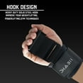 thumbnail image 4 of Weight Lifting Hooks (Pair), Heavy Duty Power Wrist Straps Hand Grip Support for Deadlifts, Pull Ups, Shrugs - Gym Gloves for Men and Women, 4 of 6