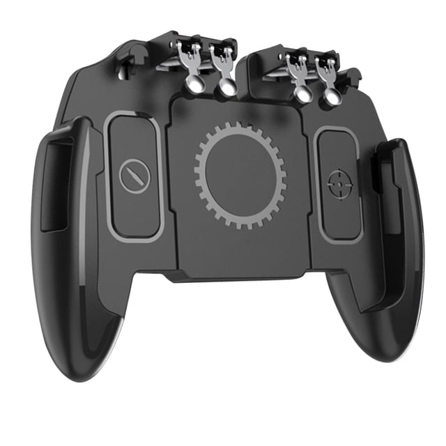 Sidaley Disparador de juegos para teléfonos móviles Soporte de controlador de juegos para teléfonos móviles de 4 gatillos 4.6-6.5 pulgadas ajustable, Type2 NO2