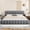 Gray, variant on King Upholstered Bed, Modern Platform Bed Frame with Linen Fabric Headboard, Solid Low Profile Bed for Bedroom,Beige