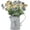 Blue and White, variant on Artificial Wild Flower Cosmos 6pcs 13 Inch Coreopsis for Wedding Bridal DIY Bouquet Home Décor Centerpieces(Blue and White)