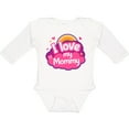 thumbnail image 3 of Inktastic I Love My Mommy Girls Girls Long Sleeve Baby Bodysuit, 3 of 5