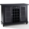 thumbnail image 1 of Crosley Cambridge Sliding Top Bar Cabinet in Black, 1 of 10
