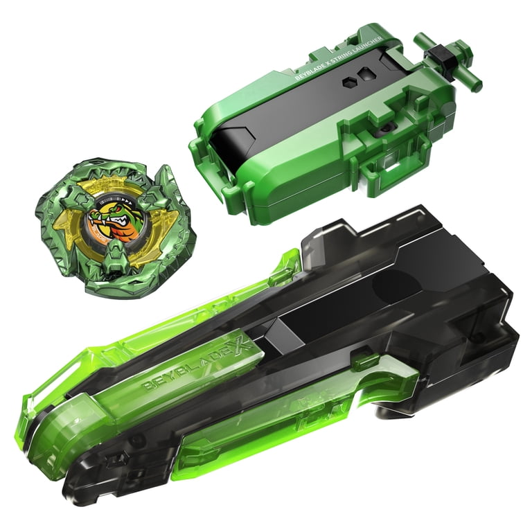 Beyblade X Deluxe String Launcher Battling Top with Custom Grip
