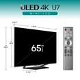 thumbnail image 2 of Hisense 65-Inch Class U7 Series Mini-LED Pro ULED 4K UHD Google Smart TV (65U7N) - QLED Quantum Dot Color, Dolby Vision, Native 144Hz, Up to 1500-Nit, Full Array Local Dimming, Motion Rate 480, 2 of 25