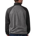 thumbnail image 2 of Men's G-III Sports by Carl Banks Black Pittsburgh Penguins Runners-Raglan Full-Zip Track Jacket, 2 of 2