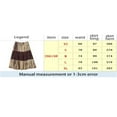 thumbnail image 2 of Women Retro Style Skirt Elastic Waist Tie-dyed Print Ruffled Long Skirt, 2 of 2