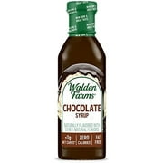 Walden Farms Chocolate Syrup, 12 Oz., 0G Net Carbs Keto Friendly, Non-Dairy, No Gluten, Sugar Free, Sweet And Delicious Flavor For Pancakes, Waffles, French Toast
