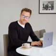 thumbnail image 3 of OPULIZE Unisex's Blue Light Reading Glasses 2 Pack, 3 of 6