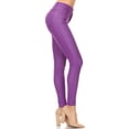 thumbnail image 2 of Jvini Women's High Waist Color Jeggings Pull On Stretch Skinny Pants Inseam 29" Sizes S-3XL, 2 of 5