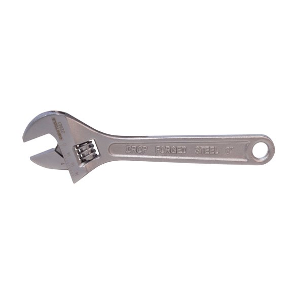 OEMTOOLS 22651 Clé Réglable de 6 Pouces, Petite Clé pour Espaces Étroits, Plaquée Chrome, Acier Allié Traité Thermiquement, Résistant à la Rouille, Réglage de Mâchoire de Précision