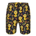 thumbnail image 3 of Logiee Ducks Print Mens Swim Trunks Quick Dry Board Shorts,Breathable Hawaii Beach Shorts Swimwear Bathing Suits-3X-Large, 3 of 6
