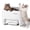 White, variant on Greesum Open-Top Self Cleaning Cat Litter Box | 5-Sensor Automatic Litter Box with App Control & Health Dashboard, Anti-Leakage Waterproof, Large Capacity for Multiple Cats
