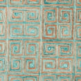thumbnail image 3 of SAFAVIEH Sahara SAH469P Handmade Rust / Aqua Rug, 3 of 4