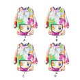 thumbnail image 3 of Jumpingount Delantal colorido para niños con estilo Graffiti, resistente al agua y al aceite, delantal fácil de limpiar para niños Accesorios de disfraces Como se muestra XL143-162CM, 3 of 6