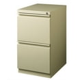 thumbnail image 5 of Hirsh 20" Deep Mobile Pedestal File Cabinet 2 Drawer File-File, Letter Width, Putty, 5 of 8