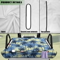 thumbnail image 6 of Uorisanigo Golf Cart Seat Covers Summer Coconut Tree Print Golf Cart Seat Towel for 2-Person Seats for EZGO Yamaha Club Car 4 Pockets Seat Blanket, All-Weather Protection, 6 of 7