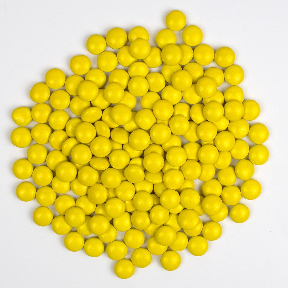 11,232ct Yellow Bulk Chocolate Coated Gems For Parties, Gifting, Baking And Candy Buffets (22.5lb)