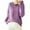 Purple, variant on AherBiu Hoodies for Women Casual Loose Long Sleeve Pullover Tops Knitted Basic Fall Clothes Solid Color