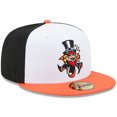 thumbnail image 3 of Men's New Era White/Orange Inland Empire 66ers Marvel x Minor League 59FIFTY Fitted Hat, 3 of 6