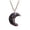 J, variant on Jewelry VerPetridure Moon Safety Long Life Lock Necklace able silver Necklace