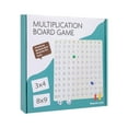 thumbnail image 3 of Multiplication Table Math Learning Toy For Kids Wooden Puzzle Board With Times Tables Educational Stem Game School Supplies 0.52Lb, 3 of 9