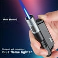 thumbnail image 4 of TOPRenddon Bright Fire Torch Lighter, Direct Charging Lighter Plastic Metal Visible Compartment Windproof New Compact and Portable Lgnition, 4 of 9
