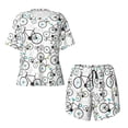 thumbnail image 4 of Lsque Bicycle Women's Short-Sleeved Pajama Set - 2 Piece Soft and Lightweight Sleepwear Set-4X-Large, 4 of 9