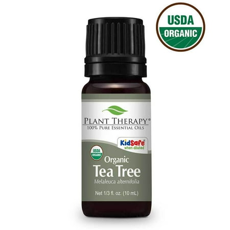 Plant Therapy Organic Tea Tree Melaleuca Essential Oil 10 mL (1/3 fl. oz.) 100% Pure, Undiluted, Therapeutic Grade Plant Therapy Organic Tea Tree Melaleuca Essential Oil 10 mL (1/3 fl. oz.) 100% Pure, Undiluted, Therapeutic Grade