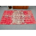 thumbnail image 3 of Turkish Rug, Antique Rug, Vintage Rug, Red Kitchen Rugs, 3.1x5.7 ft Accent Rugs, Rugs For Entry, Decorative Nursery Rugs, 3 of 10
