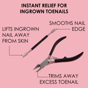 Japonesque Velvet Touch Manicure Nipper, Cuticle Trimmer & Cuticle Remover