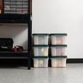 thumbnail image 4 of Remington® 19 Qt. Plastic Storage Bins with Sealed Lids, Clear Gasket Box, Airtight Containers 6Pk, 4 of 9