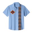 thumbnail image 5 of Hawaiian Shirt For Men, Men's Vintage Button Down Bowling Shirts Short Sleeve Summer Beach ShirtL, 5 of 5