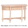 thumbnail image 4 of DIY Children Toy, Mini Dollhouse Desk, Practical For Children Gift Decoration Children Toy Home Half-Round Drawer Desk, 4 of 8