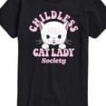 thumbnail image 3 of Instant Message - Childless Cat Lady Society - Men's Short Sleeve Graphic T-Shirt, 3 of 6